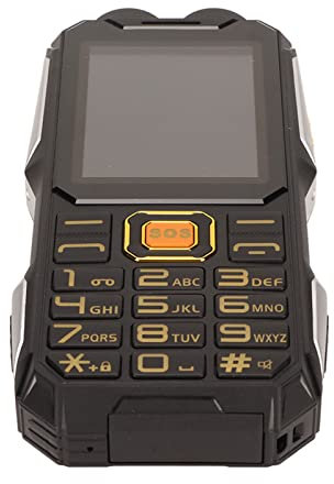 Senioren Handy 2G 2,6 Zoll 16800mAh Mobiltelefon für ältere Menschen (Schwarz)