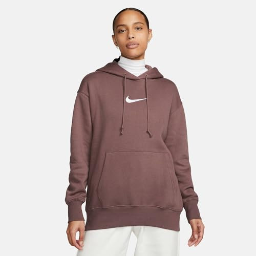 NIKE FD0892 291 Felpa Donna Oversized Fit, Viola, M