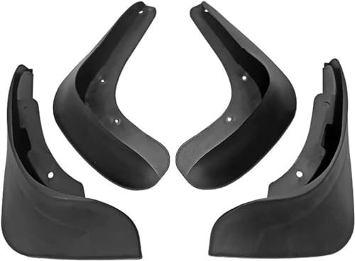 NOLLAM 4 Stücke Auto Schmutzfänger für VW Polo 9N Mk4 2002-2009, Auto Schmutzfänger Kotflügel Spritzschutz Protektoren Bausatz Auto Zubehör