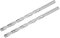 TA-VIGOR 2Pcs 9.5mm Extra Long Twist Drill Bits, 200mm Length High-Speed Steel HSS Straight Shank Spiral Drill Bits for Wood Metal Aluminum Plastic