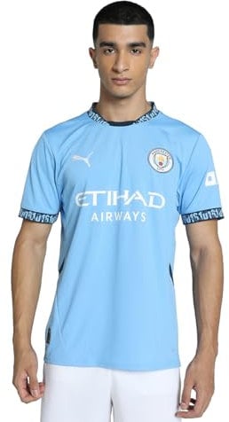 PUMA Manchester City Heimtrikot 2024/25 Saison - Replica - Herren - Team Hellblau - Größe: XXL