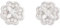 Kate Spade New York Heritage Bloom Mini -Stollen, klar/Silber