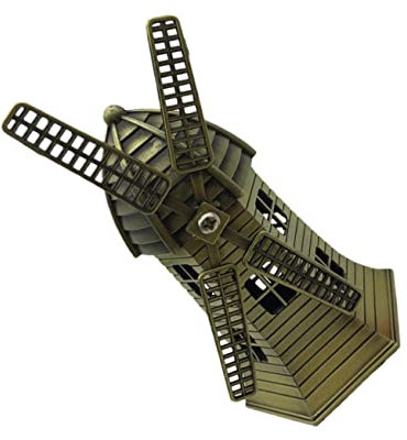 RORPOIR 1stück Kreatives Windmühlenmodell Aus Metall Rustikales Handwerksornament Für Wohn Und Garten-Dekoration Für Und Besondere Anlässe