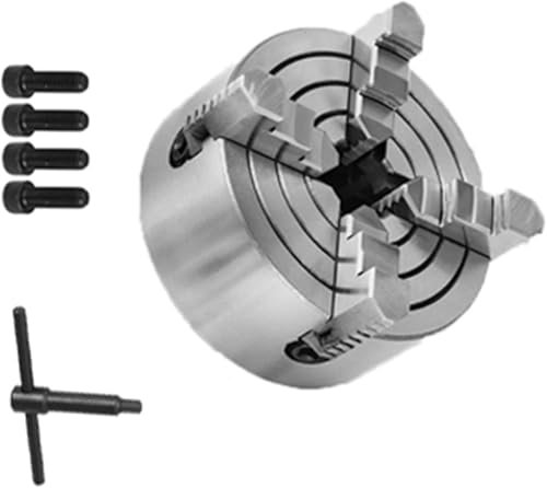 AFLEPCBRQ Dorril De Torno, Mandril Der Unabhängigen Qual Von 4 Belsas Von 5 Zoll, Metallgerissene Torneus -Maschine