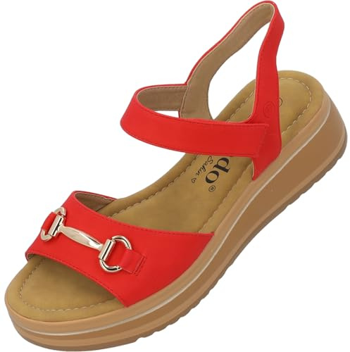 Palado Damen Sandalen Stamelos by Sila Sahin - bequeme Sandaletten - modische Sommerschuhe - elegante Pantoletten
