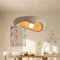 AIAO Hängelampe Wabi Sabi Stil Polystyrol Pendelleuchte Retro Japanischer Esszimmer Lampen For Küchenlampe Schlafzimmer E27 Nordic Hängelampe Esstisch Nachttisch Hängeleuchte(Bracken Brown,60CM)