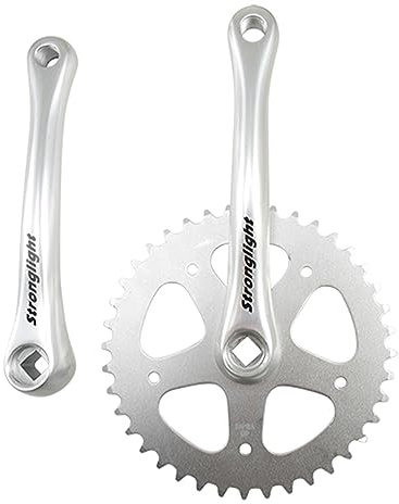 Motodak Stronglight Pédalier Ville Simple 55 S 170mm 40d Tretlager, Silber, x