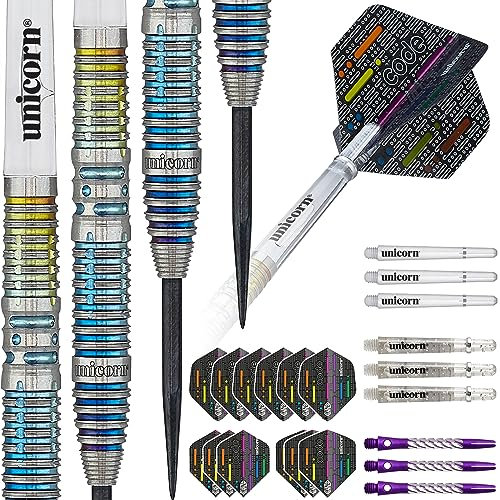 Unicorn Jeffrey de Zwaan Code Players Steel Dart, 23 Gr
