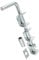 2 x Galvanised Garage/Stable Door/Garden Gate Heavy Duty Drop Bolts - 300mm (12)