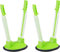 Staont Adjustable Baggy Rack, No-hands Food Storage Holders For Food Prep Bag, plastic Freezer Bag, Clip-Ideal Kitchen Gadget (Green, 2pcs)