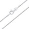 DTPsilver® 925 Sterling Silber Dünne Halskette/Schlangenkette - Karabinerverschluss - Breite: 1 mm - Länge: 40 cm