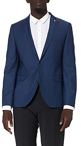 Club of Gents Herren CG Caden SV Business-Anzug Jacke, Blau, Normal