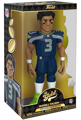 Funko Gold 12 NFL: Seahawks - Russell Wilson - 1/6 Quote Für Seltene Chase-Variantease - Sammelbare Vinyl-Actionfigur - Geschenkidee Zum Geburtstag - Offizielle Handelswaren - Für Ihre Sammlung