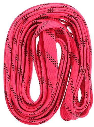 Abaodam Rosa Schuhschnellen Gewachste Hockey- Skate- Schnürsenkel für Turnschuhe Skate- Schuhe Und Shoes- 107Inch Pink- Schuh- Saiten
