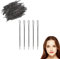 Sonew Tenir les épingles à Cheveux en Chignon Noir, Alliage Réutilisable Empêcher le Glissement Portable Femmes Noires Filles Pinces à Cheveux Plates pour le Maquillage de Style
