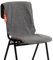 STOOV Big Hug Original Kabellose Heizdecke, Infrarot Wärmedecke mit Abschaltautomatik, Sitzauflage für Bürostuhl, Camping, 3 Std. Wärme, 40x110cm, Grau