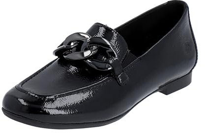 Remonte Damen Slipper D0K00-01 schwarz Gr. 42