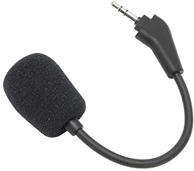Yosoo Health Gear Replacement Game Mic, 3.5mm Microphone Computer Gaming Headsets Accessory, Noise Cancelling Replacement Gaming Microphone for HS50 HS60 HS70 HS70 SE
