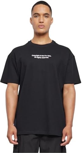 Mister Tee Herren Fingerprint Oversize Tee Black, S
