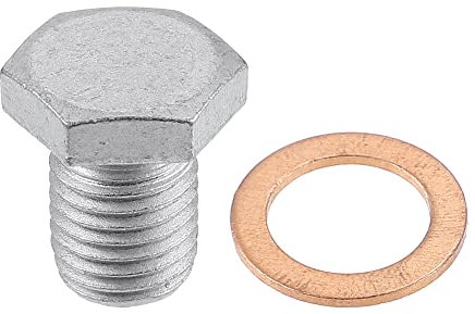 QUARKZMAN Ölablassschraube mit Dichtring M12x1.5 Stahl Motor Öl Ablassschraube für BMW 545i