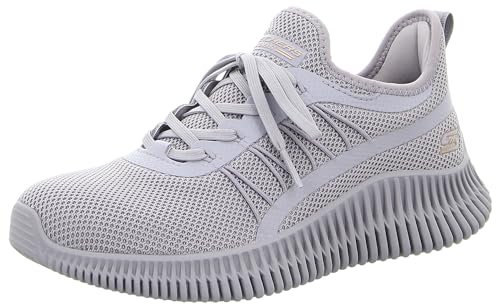 Skechers Scarpe da Ginnastica Bobs Geo New Aesthetics Donna, Finiture Sintetiche in Maglia di quaglia, 40 EU