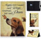 CASAFUNY Funda para Samsung Galaxy Tab S8 2022/Samsung Galaxy Tab S7 2020, Protectora Carcasa Cover con Soporte de S-Pen Auto-Sueño/Estela para Samsung Galaxy Tab S8 2022/S7 2020, Perro Amarillo