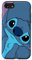 Hülle für iPhone SE (2020) / 7 / 8 Disney Lilo and Stitch Niedliches Stichgesicht, Schiefergrau