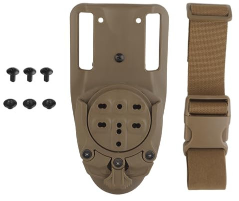 AOTUMUT Taktische Gürtel Holster Adapter Schnellbefestigung System,Einstellbare Neigung (360°) mit Befestigungsmaterial