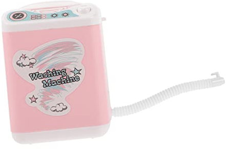 BESTonZON 4 Stück Mini-Waschmaschine Für Haushaltsgeräte Bürste Puff Waschmaschine Make-up-Waschmaschine Mini-waschmaschinenspielzeug Kinderspielzeug Puderquaste Plastik Kleinkind Malen