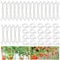 RCYHCY Tomatenhaken mit Schnur, 18 Stück Tomatenhaken mit 18 Pflanzenschnalle und 15m Seil, Tomatenstützhaken Pflanzen, Tomate Pflanzenstütze, für Hängende Tomaten und Gurken