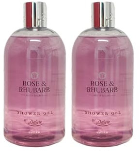 By Deluxe Rose & Rhubarb - Shower Gel | 500mL×2 [TWIN PACK]