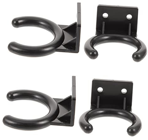 TOYANDONA 4pcs Microphone Holder Wall Mount Clip Mic Supplies for Home Ktv Studio