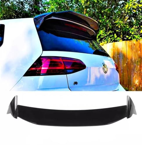 For Auto Perfectionists UK Rear Boot Spoiler Compatible With VW Golf MK7 MK7.5 TSI TDI 2013-2020 Aspec Style ABS Gloss Black