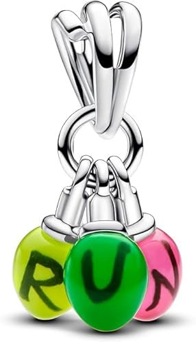 PHCLASY RUN Charms-Anhänger Weihnachten Bead 925 Sterling Silber Pendant für Europäische Armbänder für Damen