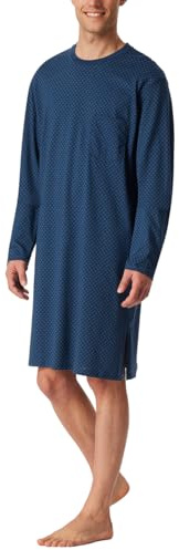 Schiesser Herren Nachthemd lang - Bigshirt - Sleepshirt - Baumwolle - Comfort Essentials