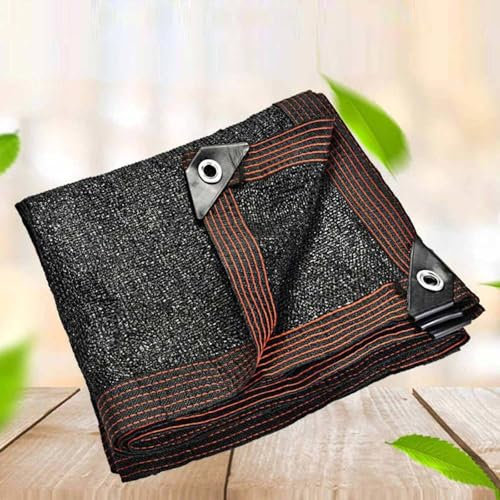 Voile Ombrage 5x4 Filet d'ombrage Extérieur Toile d'ombrage Rectangulaire 4x6m pour La Couverture Végétale/Serre/Jardin/Pergola,black-2x2m