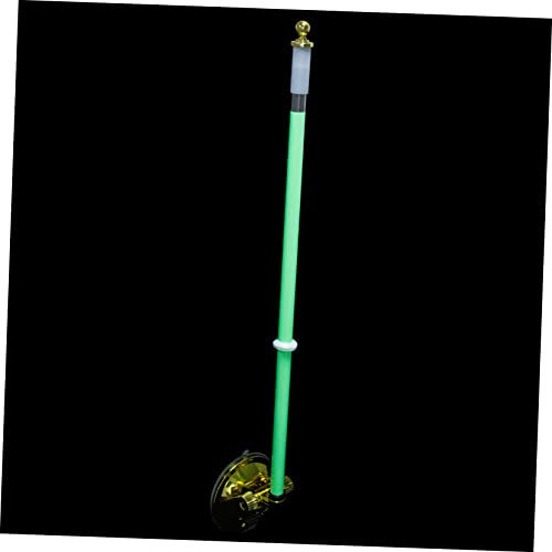 FONDOTIN Autofahnenmast Saugnapf Fahnenstange Für Fahrzeuge Kfz Fenster Fahnenhalter Faltbar Langlebig Für Auto Bus LKW Außenzubehör