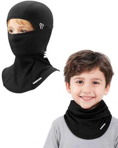 THIMOONS Sturmhaube Kinder Winter | Winddicht Warm Balaclava mit Reflective | Fahrrad Snowboarden Ski | Skimaske für Jungen Mädchen