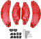 Fictory 4PCS Car Caliper Cover Aluminium Alloy Guard for Tesla Model 3 18/19in Wheels Red - Enhance Style, Protect Brakes, Easy Installation