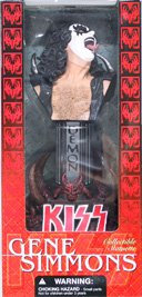 McFarlane KISS Bust Gene Simmons (The Demon) Silber Metall Figurine Anime-Figur