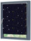 Julido Verdunklungsrollo ohne Bohren 95x150cm, Fenster Rollo Klemmfix Blau mit Sternen, Thermorollo mit Silberbeschichtung