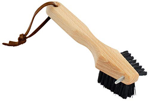 Redecker 381216 Cepillo para Limpieza Zapatos, Suela, 16 cm, Madera de Haya y Cerdas de Jabalí