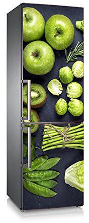 Vinilo para nevera | Stickers Fridge | Pegatina Frigo | Green Food (200x70)
