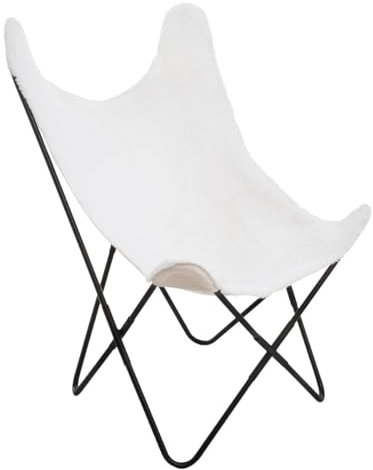 Atmosphera - Sessel Oslo in Felloptik - Weiß