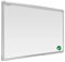ALLboards Magnetisches Whiteboard, Ceramic Emaillierte Oberfläche 120x90cm Magnettafel mit Alurahmen Premium EXPO, Trocken Abwischbar, Projektionswand