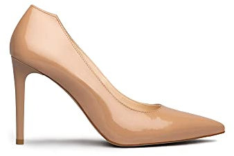 Nero Giardini E011041DE Décolleté Donna in Vernice - Nudo 37 EU