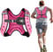 Henkelion Weighted Vest Weight Vest for Men Women Kids 4 6 8 12 16 Lbs Weights Included, Body Weight Vests Adjustable for Running, Training Workout, Jogging, Walking - Black Grey Pink Blue Purple