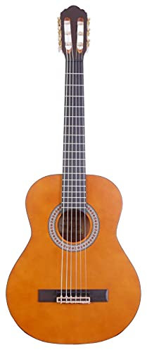 Arrow Calma Westerngitarre Akustische Gitarre - 3/4 Dreadnought Akustikgitarre - Western Akustik für Anfänger & Fortgeschrittene - Natürlich, Matte