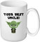 Yoda Best Uncle Mug - 15 Oz Funny Coffee Cup - Ideal Uncle Birthday Gift, Father's Day, Christmas Cup Gift - Custom Ceramic Mug for Uncle