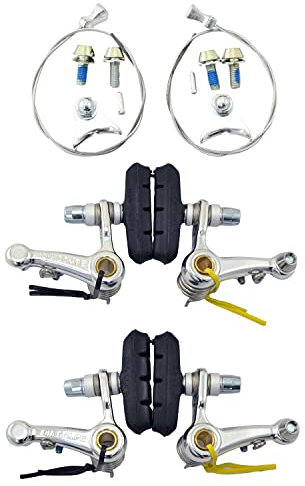 Dia Compe DC980 Cyclocross Cantilever Brake Set (Front & Rear), Silver, DP2422
